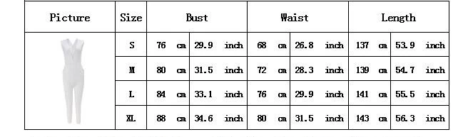 Sexy Long Black Rompers Womens Jumpsuit For Women Overalls Sleeveless Plus Size Bodycon Jumpsuit V Neck Suits Bodysuit Zipper - Image 3