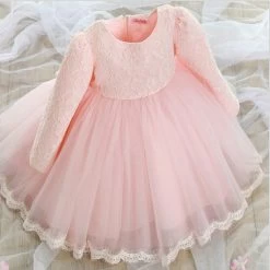 Baby Girl Dress Fashion Dress For Girl Princess Party Dress For Baby Girl Long Sleeve Dress For Infant 1-6 Yrs