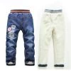 Boys / Girls Warm Thick Winter Pants Boys Jeans KK-Rabbit Brand Children Boy / Girls Jeans Retail