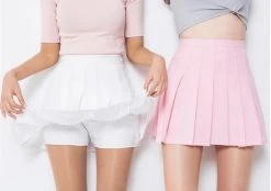 Summer AA High Waist Slim Short Skirt College Students Wind Code Skirt