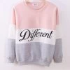 Women Fleece Hoodies Printed Letters Different Women's Casual Sweatshirt Hoody Sudaderas EPHO80027