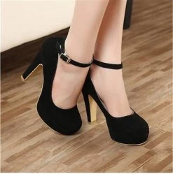 Woman Pumps Autumn Thick Heel Shoes Ol High-heeled Shoes Female The Trend Of Ultra High Heels Female Shoes