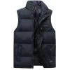 Men's Sleeveless Vest Homme Winter Casual Coats Male Cotton-Padded Men's Warm Vest Photographer Men Waistcoat Plus Size 4XL