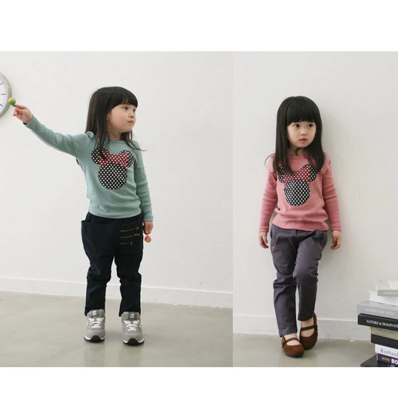 Baby Kids Cartoon Cat Print Long Sleeve T Shirt Toddler Clothes Baby Girls Clothing Casual Blouse Tops Children's Clothing