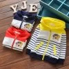 Spring Baby Boys Girls Long Sleeve Coat Children Hoodded Stripe Sport Outwear Kids Cartoon Outdoor Sweater