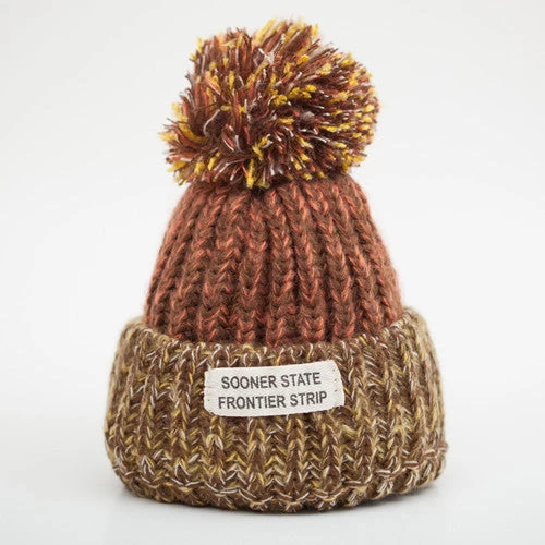 Fashion Woman's Warm Woolen Winter Hats Knitted Fur Cap For Woman Sooner State Letter Skullies & Beanies 6 Color Gorros - Image 7