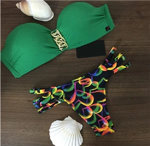 Brazilian Style Bikinis Set Wear Lady Swimwear Print Hater Push Up Women Swimsuit Bathing Suit Sexy Brazilian Bikini Set - Image 12