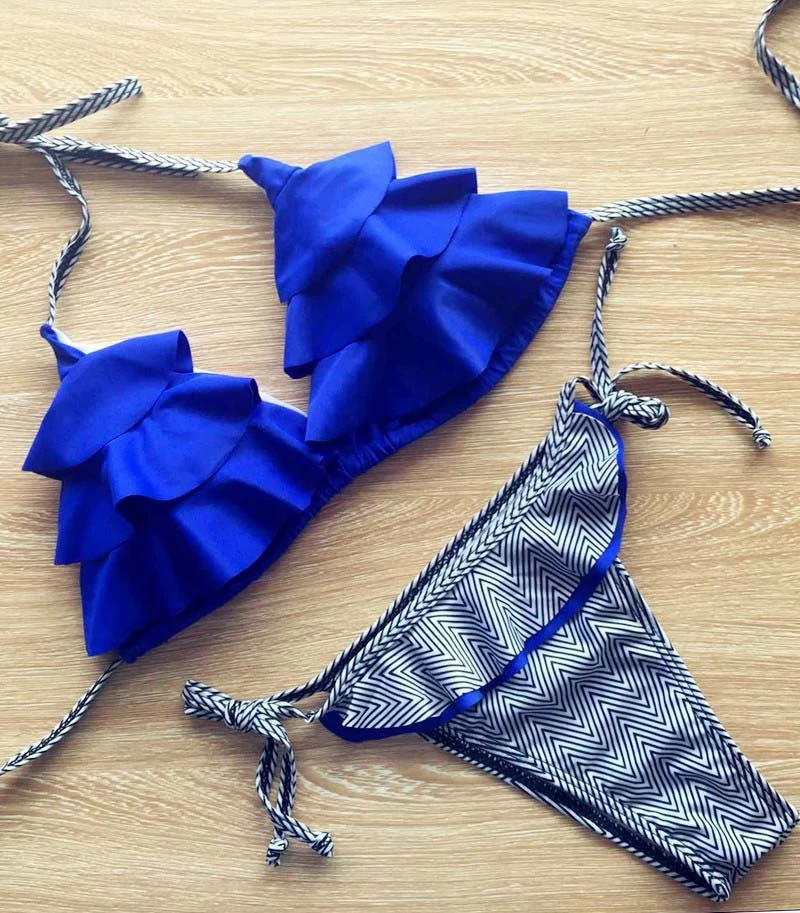 Brazilian Style Bikinis Set Wear Lady Swimwear Print Hater Push Up Women Swimsuit Bathing Suit Sexy Brazilian Bikini Set - Image 7