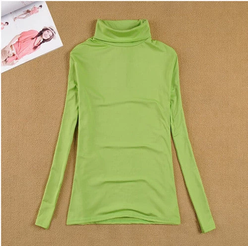 High Fashion Spring Autumn Winter Sweater Women Wool Turtleneck Pullovers Long Sleeve Plus Size Women Clothing - Image 6