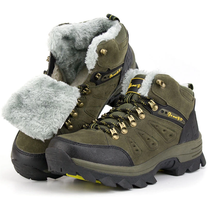 11 Colors Unisex Boots Lovers Shoes Men Boot Women Ankle Waterproof Spring Style Winter Shoe Rubber Sole Blue Brown Green Grey - Image 8