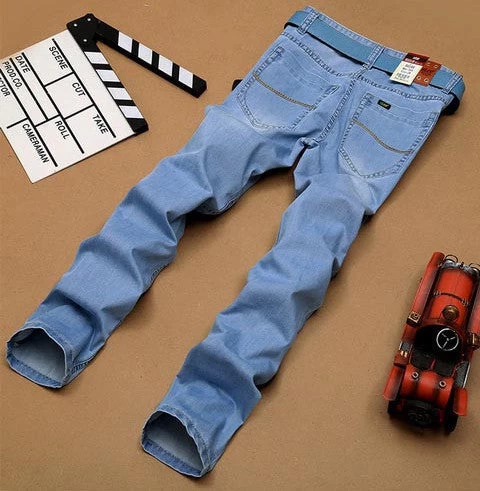 Fashion Utr Thin Retail Men's Spring And Summer Style Jeans Brand Denim Jeans High Leisure Casual Jeans - Image 2