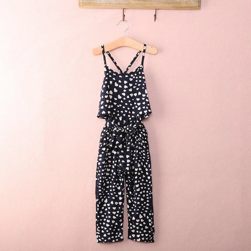 Girl Romper Summer Kids Baby Girls Clothes Sleeveless Dress Jumpsuit Trousers Outfits - Image 2