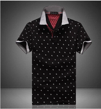 S Mens Printed POLO Shirts S 100% Cotton Short Sleeve Camisas Polo Stand Collar Male Polo Shirt M-3XL.EDA234 - Image 6