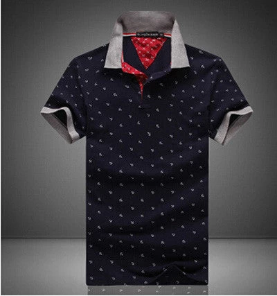 S Mens Printed POLO Shirts S 100% Cotton Short Sleeve Camisas Polo Stand Collar Male Polo Shirt M-3XL.EDA234 - Image 4