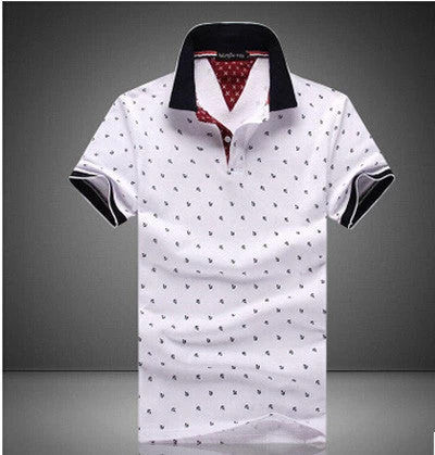 S Mens Printed POLO Shirts S 100% Cotton Short Sleeve Camisas Polo Stand Collar Male Polo Shirt M-3XL.EDA234 - Image 2