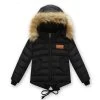 Children's Clothing Male Winter Cotton-padded Jacket Down Cotton Wadded Jacket Thickening Boys Girls Thicken Hooded Coat