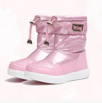 Children Snow Boots Fur Winter Girls Women Flat Thicken Shoes For Baby Kids Child Snow Brand Fashion Boots Infantil 283 - Image 2