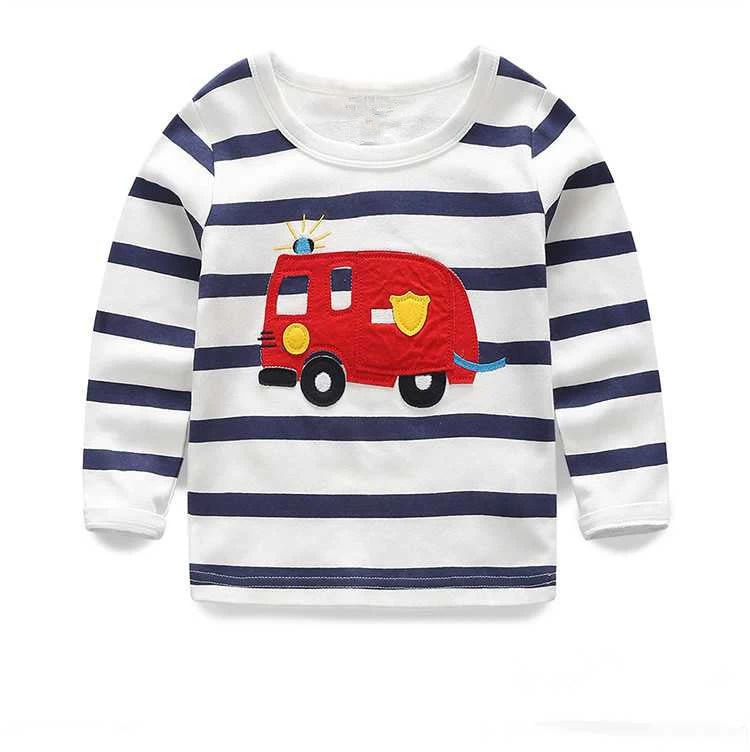 VIDMID 1-6Y Boys T-shirt Kids Tees Baby Boy Shirts Cardigan Blouse Jacket Children Sweater Long Sleeve 100% Cotton Lion Cars - Image 6
