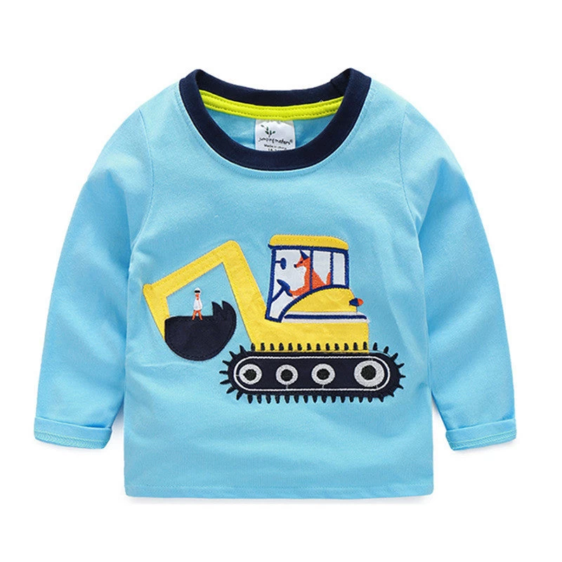 VIDMID 1-6Y Boys T-shirt Kids Tees Baby Boy Shirts Cardigan Blouse Jacket Children Sweater Long Sleeve 100% Cotton Lion Cars - Image 17