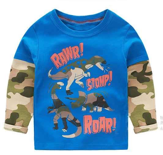 VIDMID 1-6Y Boys T-shirt Kids Tees Baby Boy Shirts Cardigan Blouse Jacket Children Sweater Long Sleeve 100% Cotton Lion Cars - Image 7