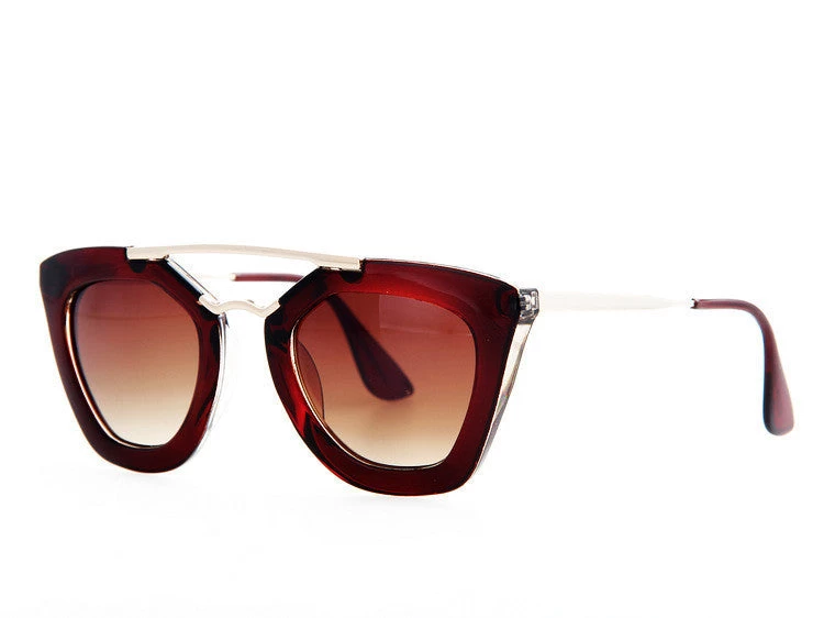 Vintage Design Sunglasses Women Selling Sun Glasses Metal Temple UV400 QC0132 - Image 2