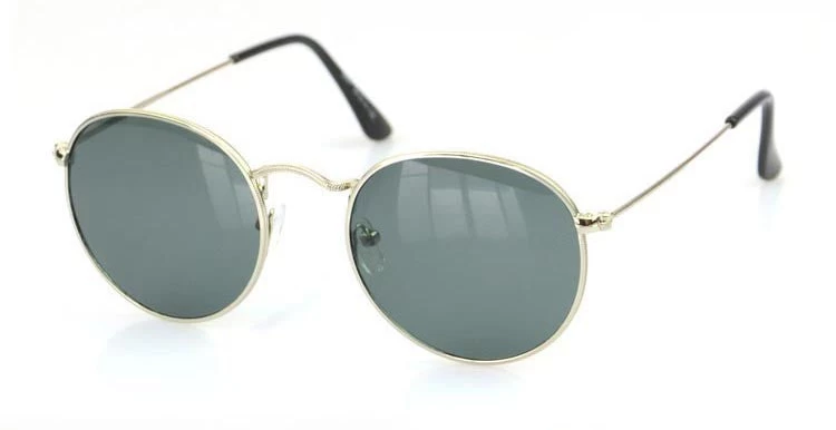 Women Retro Round Alloy Frame Sunglasses Designer Women Round Sunglasses Polarizes - Image 5