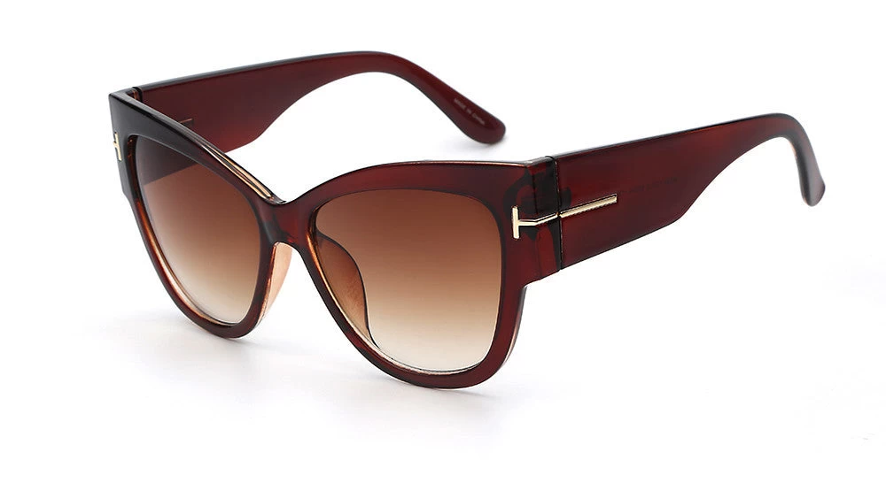 Gradient Points Sun Glasses Tom High Fashion Designer S For Women Sunglasses Cateyes - Image 7