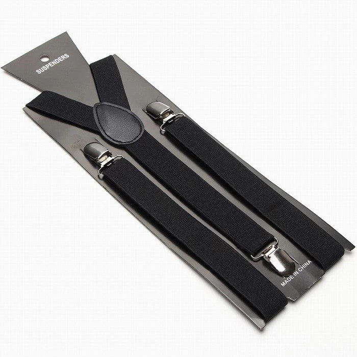 Fashion Women Men's Unisex Clip-on Braces Elastic Slim Suspender 1Inch Wide 36 Colors Y-Back Suspenders Male Pants Jeans Braces - Image 16