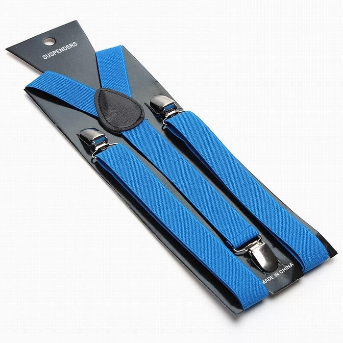 Fashion Women Men's Unisex Clip-on Braces Elastic Slim Suspender 1Inch Wide 36 Colors Y-Back Suspenders Male Pants Jeans Braces - Image 9