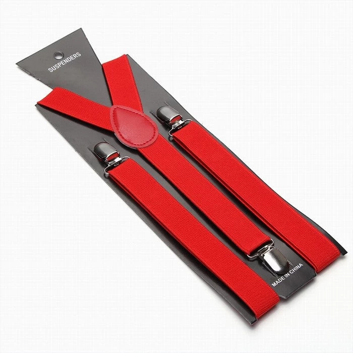 Fashion Women Men's Unisex Clip-on Braces Elastic Slim Suspender 1Inch Wide 36 Colors Y-Back Suspenders Male Pants Jeans Braces - Image 5