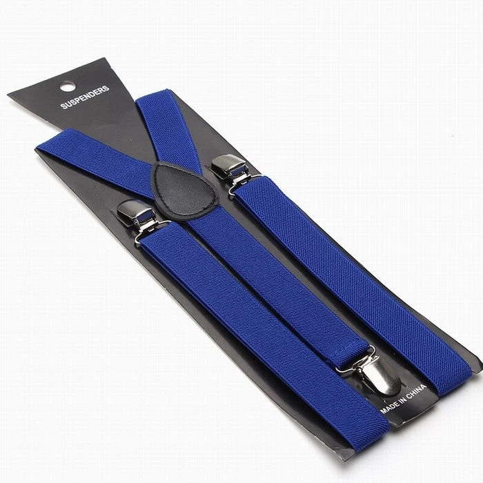 Fashion Women Men's Unisex Clip-on Braces Elastic Slim Suspender 1Inch Wide 36 Colors Y-Back Suspenders Male Pants Jeans Braces - Image 11