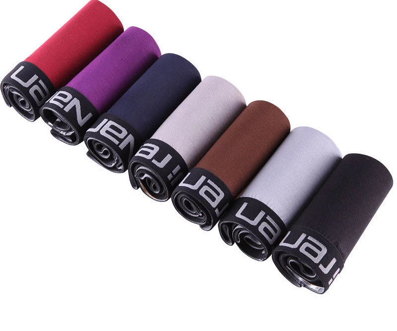 7Pcs/lot Sexy Super Large Size Mens Underwear U Convex Boxer Short Luxury Breathable Belt Shorts L~3XL Gift Box - Image 3