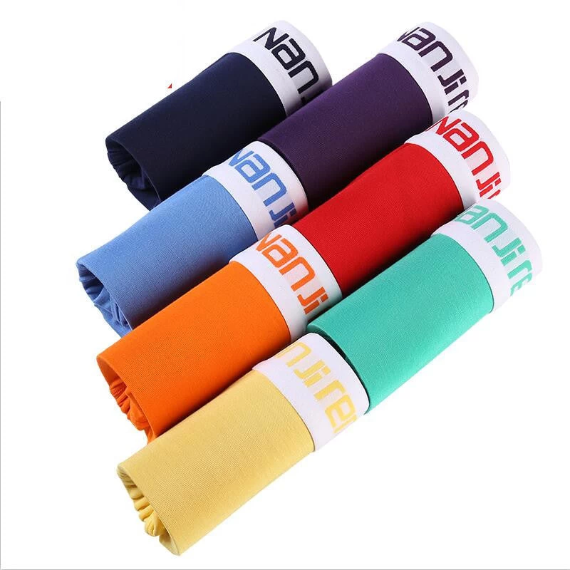 7Pcs/lot Sexy Super Large Size Mens Underwear U Convex Boxer Short Luxury Breathable Belt Shorts L~3XL Gift Box - Image 6