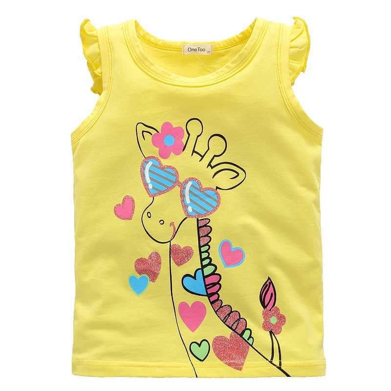 Baby Girl T-shirt Big Girls Tees Shirts Children Blouse 100% Cotton Kids Summer Clothes - Image 4