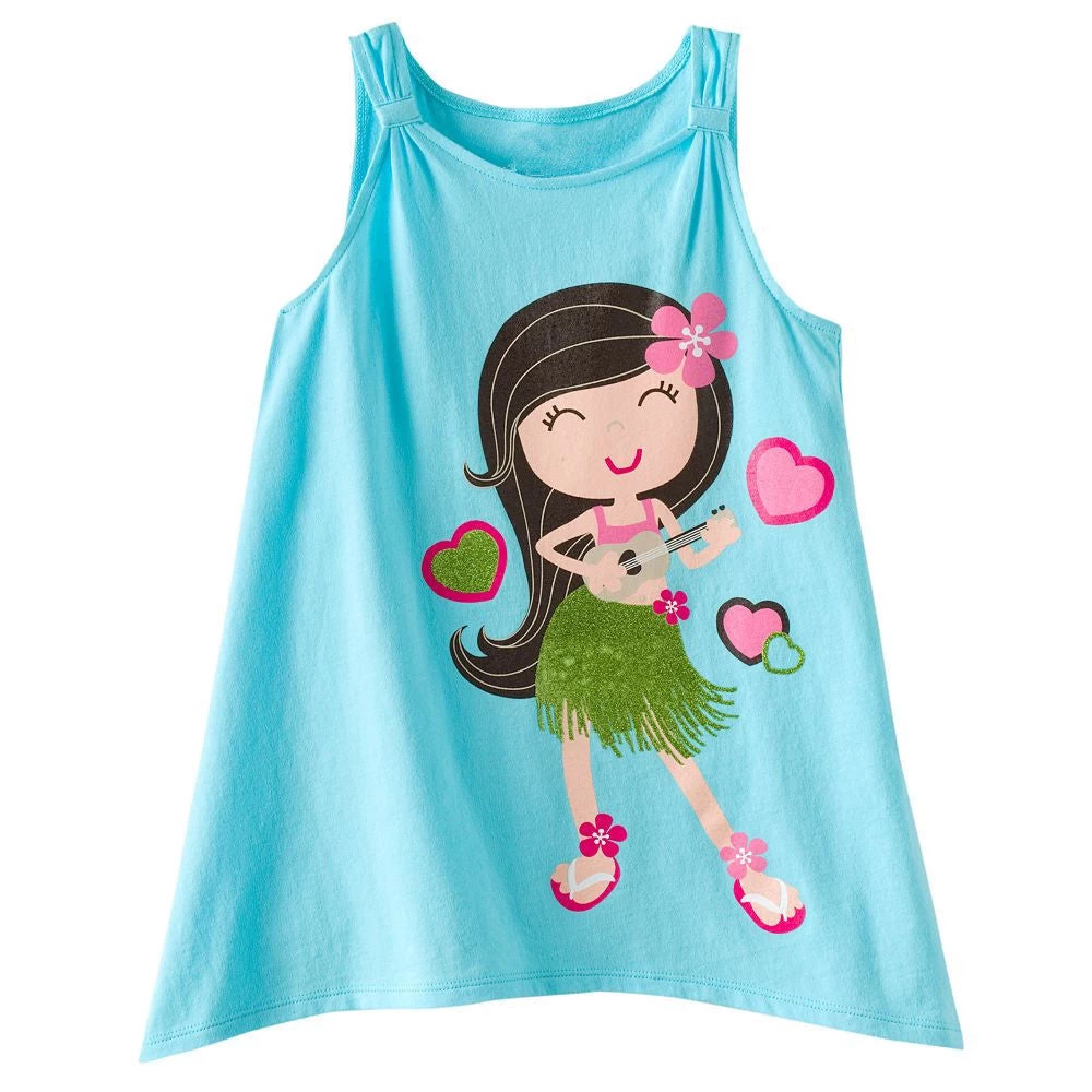 Baby Girl T-shirt Big Girls Tees Shirts Children Blouse 100% Cotton Kids Summer Clothes - Image 6
