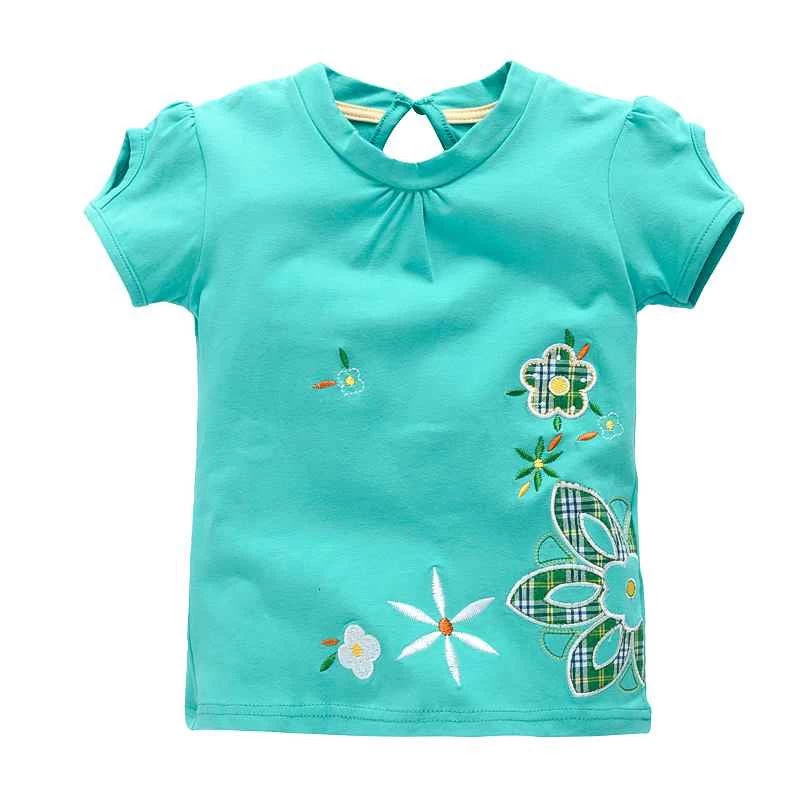 Baby Girl T-shirt Big Girls Tees Shirts Children Blouse 100% Cotton Kids Summer Clothes - Image 7