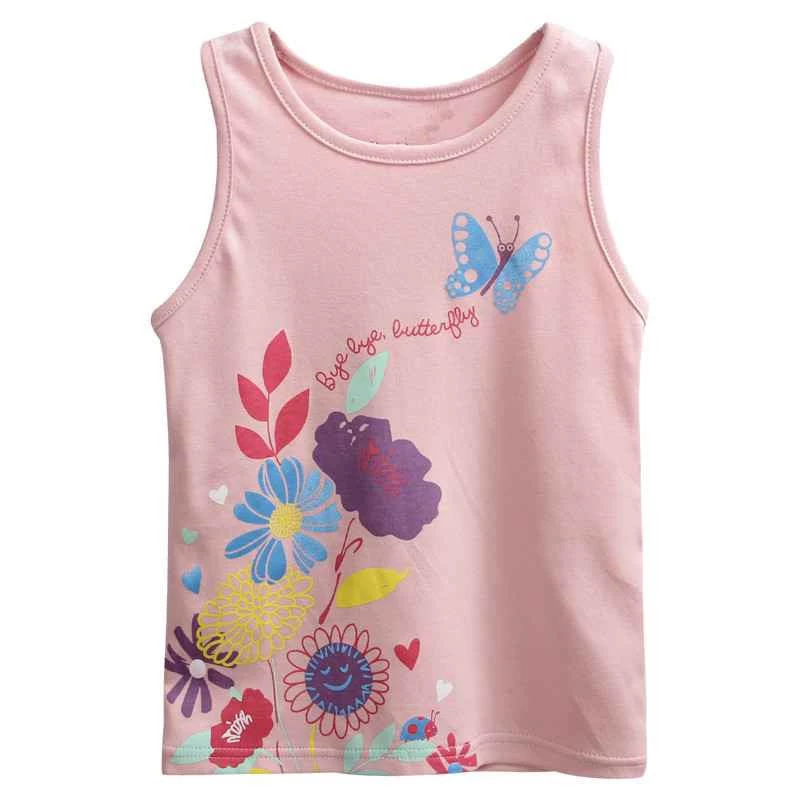 Baby Girl T-shirt Big Girls Tees Shirts Children Blouse 100% Cotton Kids Summer Clothes - Image 2