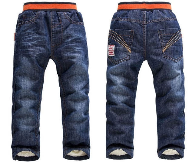 Boys / Girls Warm Thick Winter Pants Boys Jeans KK-Rabbit Brand Children Boy / Girls Jeans Retail - Image 5