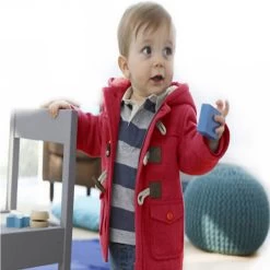 Children's Clothing Autumn Winter Boys Coats Boys Jackets Girls Outerwear Coat Kids Warm Wool Coat Baby Hooded Jacket