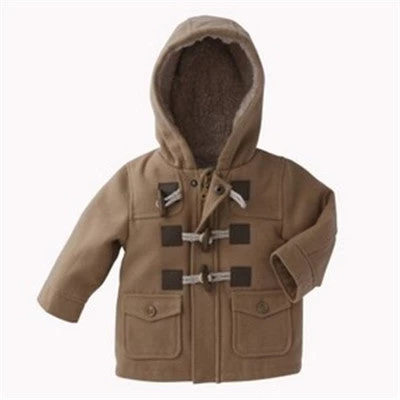 Children's Clothing Autumn Winter Boys Coats Boys Jackets Girls Outerwear Coat Kids Warm Wool Coat Baby Hooded Jacket - Image 2
