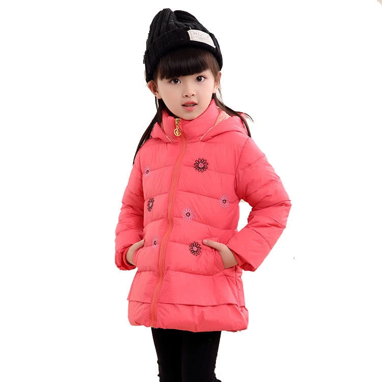 Kids Girls Winter Jacket Fashion Lightweight Outwear Kids Warm Long Coat Down & Parkas - Image 9