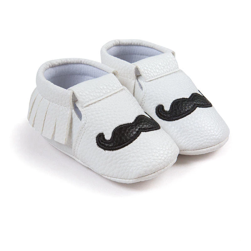 Baby Shoes Boys Girls Tassel Shoes Princess PU Leather Shoes Born Baby Moccasins Love Papa Mama Baby First Walker Shoes - Image 4