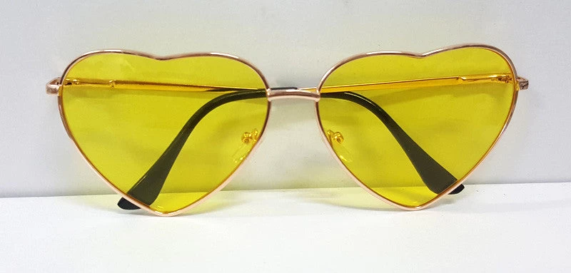 Fashion Heart Shaped Sunglasses Women Metal Wrap Sun Glasses Lovely - Image 9