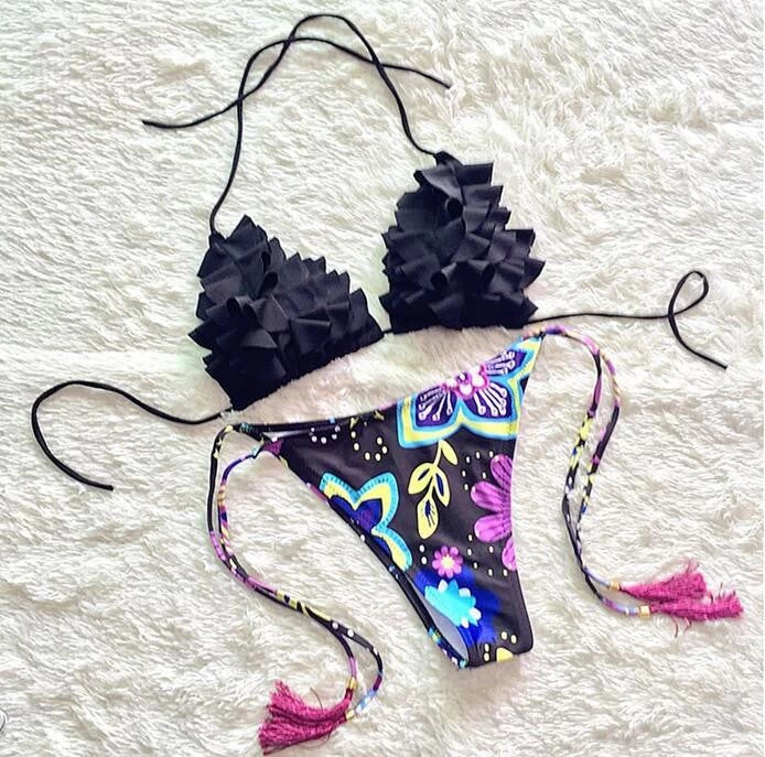 Comfortably Womens Brazilian Low Waist Bikini Set Swimwear Women Swimsuit Sexy Swimwear Bathing Suit Biquinis Feminino - Image 10