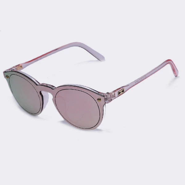 Women Sunglasses Oval Fashion Female Men Retro Reflective Mirror Sunglasses Clear Candy Color Famous Designer Oculos - Image 7
