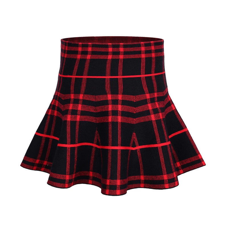 Autumn Winter Girl Skirts Baby High Waisted Skirt Girls Knit Skirts Children Clothing Solid Cotton Princess Party Pleated Skirt - Image 2