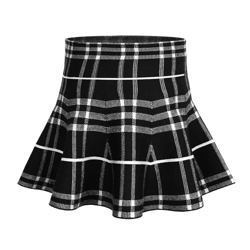 Autumn Winter Girl Skirts Baby High Waisted Skirt Girls Knit Skirts Children Clothing Solid Cotton Princess Party Pleated Skirt - Image 3