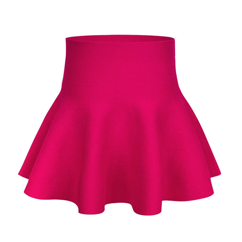 Autumn Winter Girl Skirts Baby High Waisted Skirt Girls Knit Skirts Children Clothing Solid Cotton Princess Party Pleated Skirt - Image 4