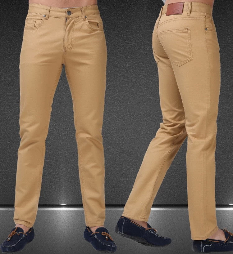 Men Jeans Solid Candy Color Fashion Casual Calca Jeans - Image 6