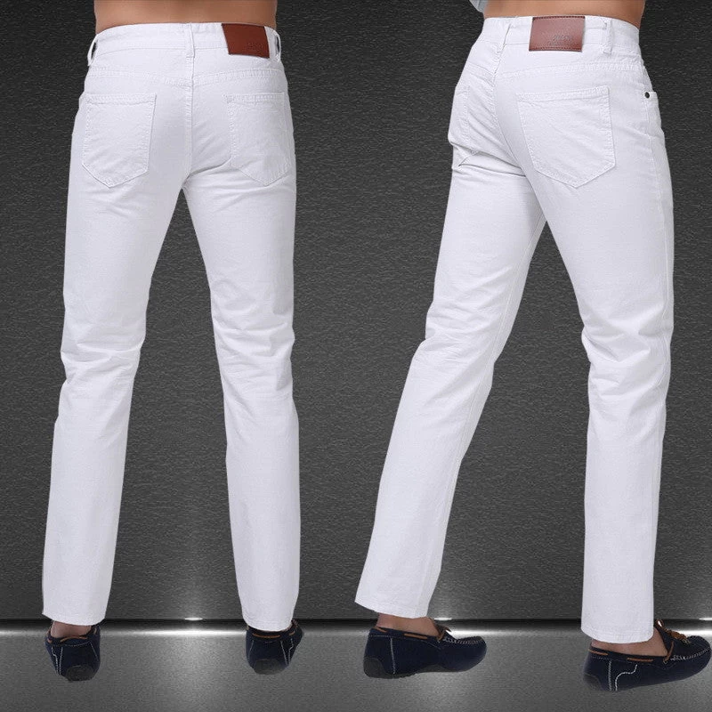 Men Jeans Solid Candy Color Fashion Casual Calca Jeans - Image 7